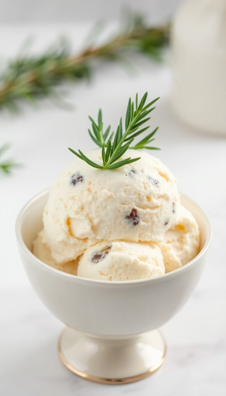 Discover 12 Unique Ice Cream Flavors You Can Make at Home (You Won't Believe #9!) - 12. Rosemary and Olive Oil